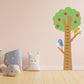 Get Your Hands on Our Handmade Apple Tree Growth Chart Wall Sticker - Perfect for Tracking Your Child's Growth Up to 140cm!
