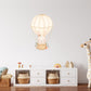 Hot Air Balloon Wall Sticker Kids Bedroom Girls Decor Nursery Wallpaper Idea Children Bunny Rabbit Cute Animal Toddler Floating Design Print