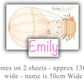 Personalised Name Hot Air Balloon Wall Sticker Kids Bedroom Girls Decor Nursery Wallpaper Idea Children Bunny Rabbit Cute Animal Toddler