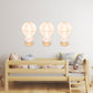 Hot Air Balloon Wall Sticker Kids Bedroom Girls Decor Nursery Wallpaper Idea Children Baby Sheep Cute Farm Animal Toddler Floating Design