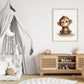 Animal Frame Prints Rainbow Cute Baby Nursery Decor Poster Safari Children's Picture Wall Art Work Boys Bedroom Girls Room Home Decor Ideas