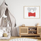 Animal Frame Prints Woodland Cute Baby Nursery Decor Poster Safari Children's Picture Wall Art Work Boys Bedroom Girls Room Home Decor Ideas