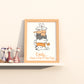 Personalised Name Print Cute Animal Nursery Art Inspirational Quote For Kids Cute Cats Framed Poster Unframed Girls Bedroom Boys Decor Ideas