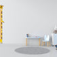 Track Your Little One's Growth with Our Cute Boho Giraffe Height Chart Wall Sticker - Perfect for Kids' Bedrooms!