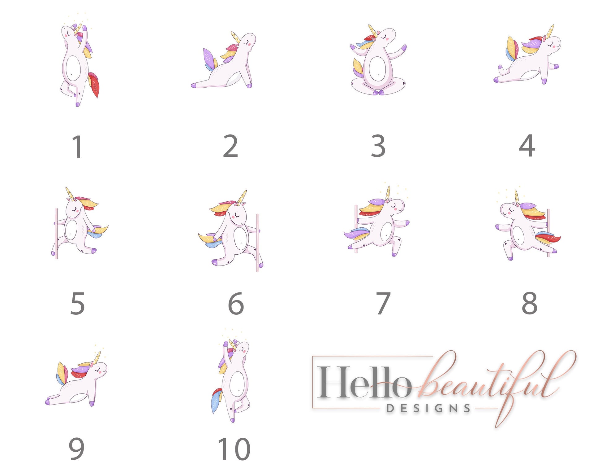 Personalised Name Unicorn Print Children Unframed Name Picture Unicorn Print Name Unicorn Picture Framed Girl Bedroom Unicorn Picture Print