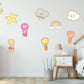 Hot Air Balloon Nursery Wall Sticker Hot Air Balloon Night Sky Sticker
