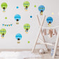 Hot Air Balloon Wall Stickers, Kids Decor, Nursery Wall Sticker Ideas, Cute Boys Stickers, Boys Bedroom Wallpaper, Removable Stickers Idea