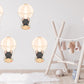Hot Air Balloon Wall Sticker Kids Bedroom Girls Decor Nursery Wallpaper Idea Children Black Cat Cute Animal Toddler Floating Design Print