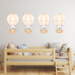 Hot Air Balloon Wall Sticker Kids Bedroom Girls Decor Nursery Wallpaper Idea Children Baby Koala Bear Cute Animal Toddler Floating Design