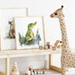 Baby Safari Animal Prints Boho Nursery Pictures Jungle Prints Unisex Nursery Gender Neutral Nursery Decor Elephant Giraffe Leopard Hippo
