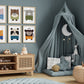 Animal Frame Prints Woodland Cute Baby Nursery Decor Poster Safari Children's Picture Wall Art Work Boys Bedroom Girls Room Home Decor Ideas