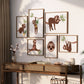 Animal Framed Prints Cute Baby Sloth Nursery Decor Poster Safari Children's Picture Wall Art Boys Bedroom Girls Room Home Decor Ideas