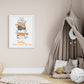 Personalised Name Print Cute Animal Nursery Art Inspirational Quote For Kids Cute Cats Framed Poster Unframed Girls Bedroom Boys Decor Ideas