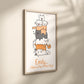 Personalised Name Print Cute Animal Nursery Art Inspirational Quote For Kids Cute Cats Framed Poster Unframed Girls Bedroom Boys Decor Ideas