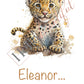 Personalised Named Print Cute Animal Nursery Art Inspirational Quote Kids Baby Safari Framed Poster Unframed Girls Bedroom Boys Decor Ideas