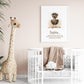 Personalised Named Print Cute Animal Nursery Art Inspirational Quote Kids Baby Safari Framed Poster Unframed Girls Bedroom Boys Decor Ideas
