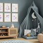 Personalised Name Unicorn Print Name Picture Unicorn Picture Framed Girl Bedroom Unicorn