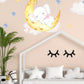 Sleeping Elephant Wall Sticker Cloud Moon Wall Sticker