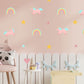 Sticker Girl Unicorn Rainbow Wall Sticker Unicorn Wall