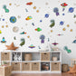 Kids Room Decor Space Wall Sticker Boy Nursery Decor Space Night Sky
