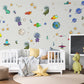 Space Wall Sticker Dinosaur Decal Space Decal Dinosaur Wall Decal Space Night Sky