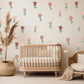Large Meadow Flower Wall Sticker Wildflower Nursery Decor Floral Wall Decal Girl Bedroom Decor Boho Wild Flower Wall Art Large Wall Sticker