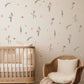 Boho Nursery Floral Flower Wall Decal Floral Nursery Wall Decal