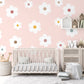 Large Daisy Flower Wall Decals Various Sticker Boho Wall Art Decorations Neutral Decor