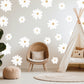 Daisy Wall Decal Mixed Sizes Boho Floral Decor Flower Wall Sticker Kids Room Decor Neutral Boho Nursery Decor Boho Pastel Daisy Flower Decal